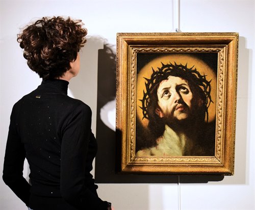 "Ecce Homo"  17th-century Emilian master